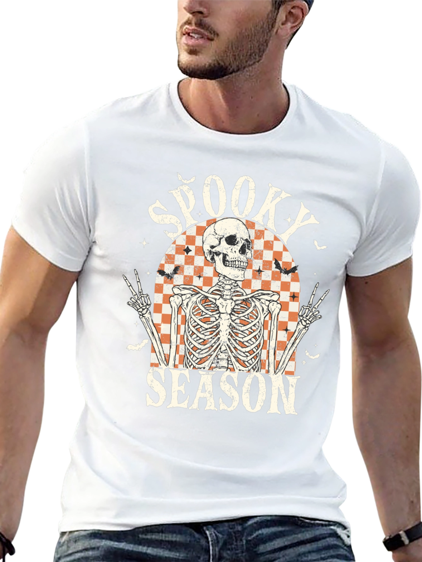 Spooky Season Skeleton T-Shirt - Halloween Style