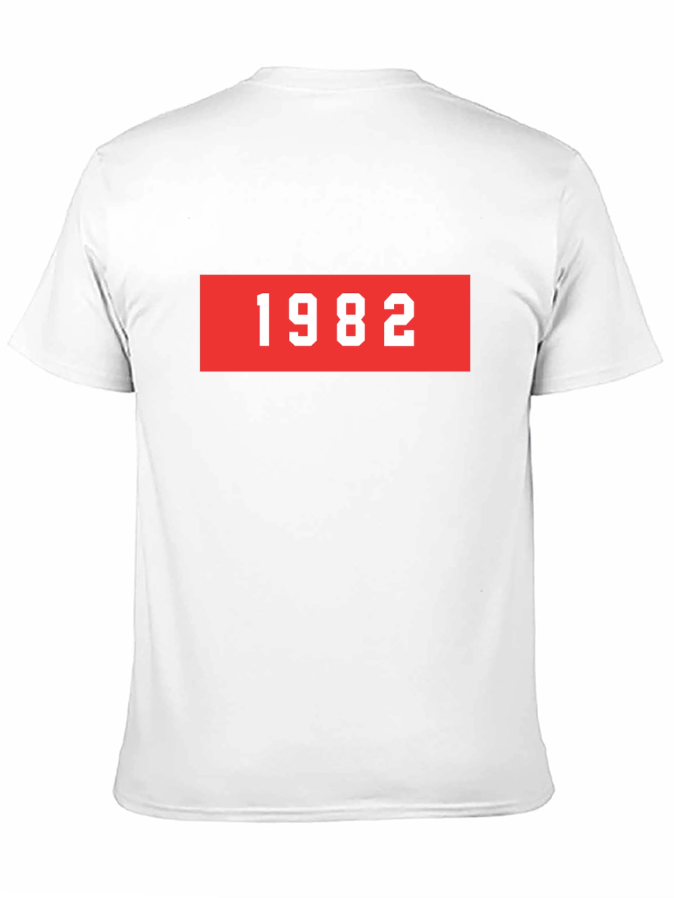 1982 Graphic Tee - Retro Style Black T-Shirt
