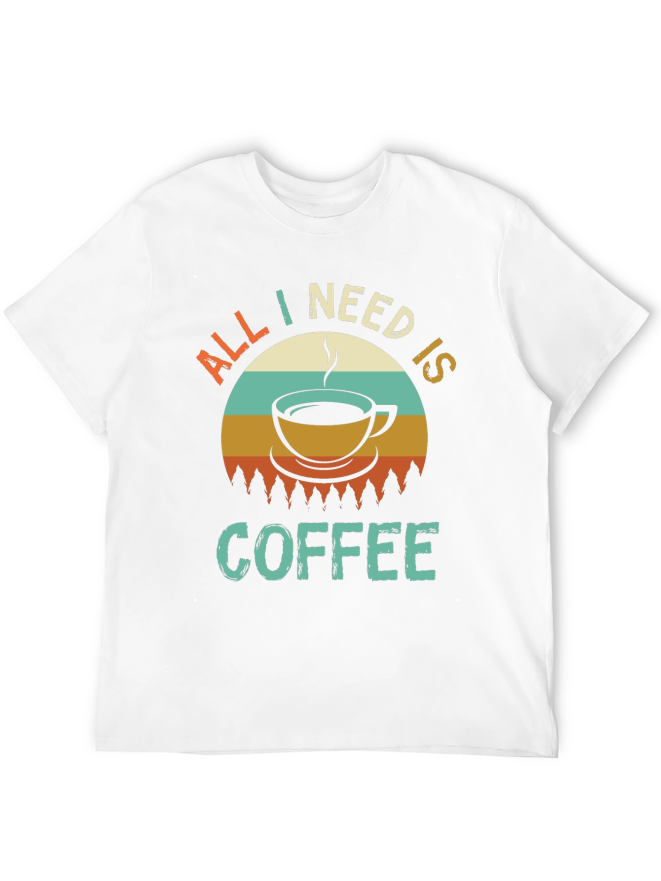 All I Need Is Coffee Retro Graphic Tee