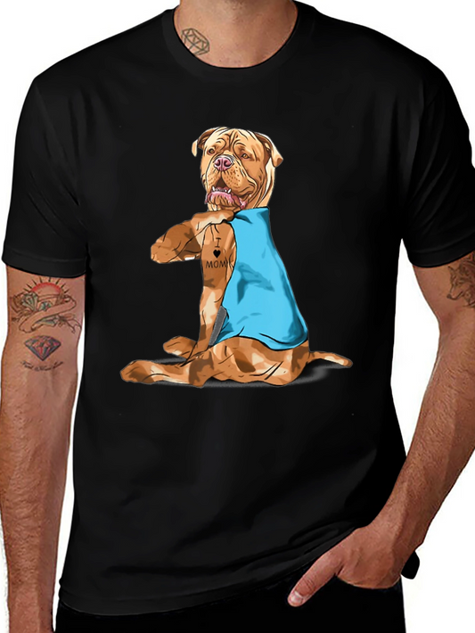 Dog Mom Tattoo T-Shirt - Cool Canine Tee