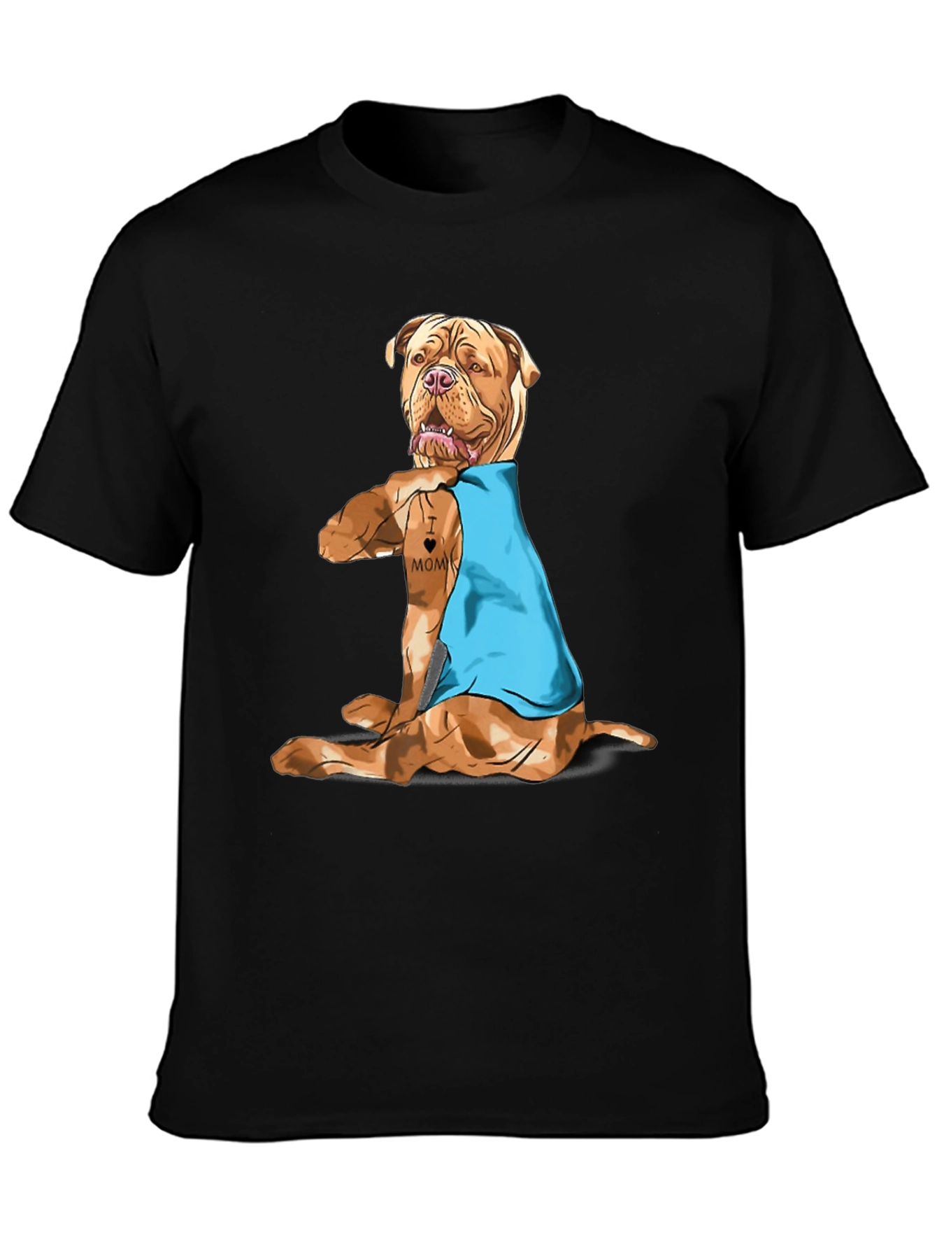 Dog Mom Tattoo T-Shirt - Cool Canine Tee