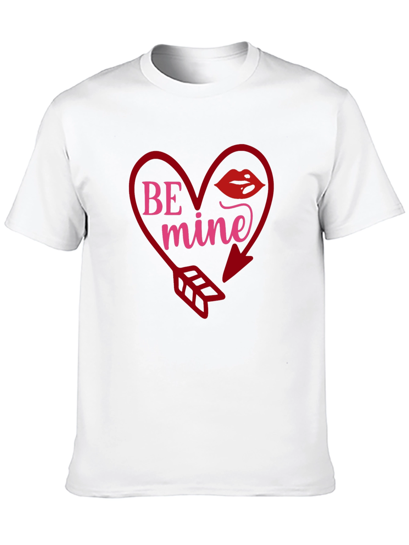 Be Mine Heart Valentines Day T-Shirt