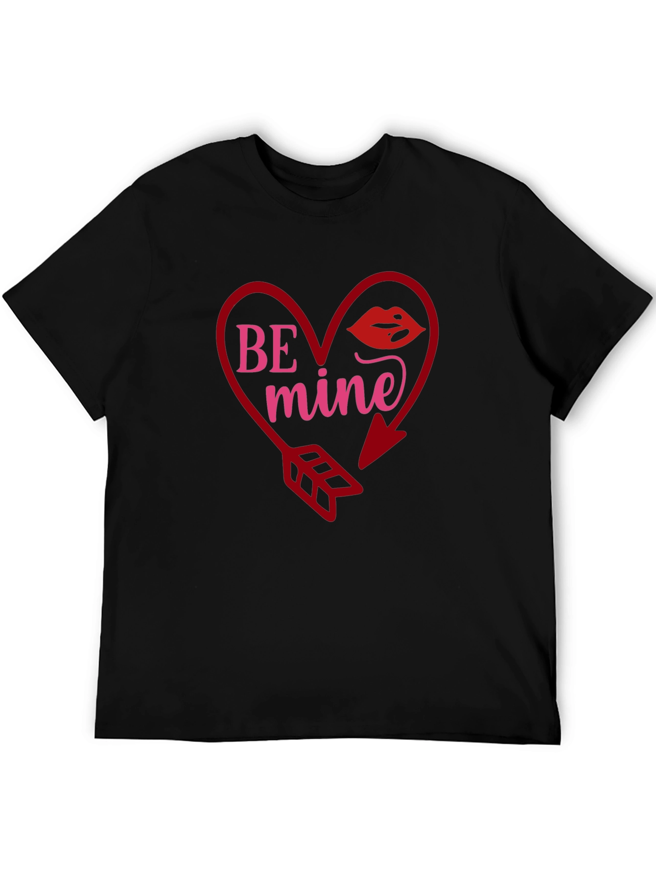 Be Mine Heart Valentines Day T-Shirt