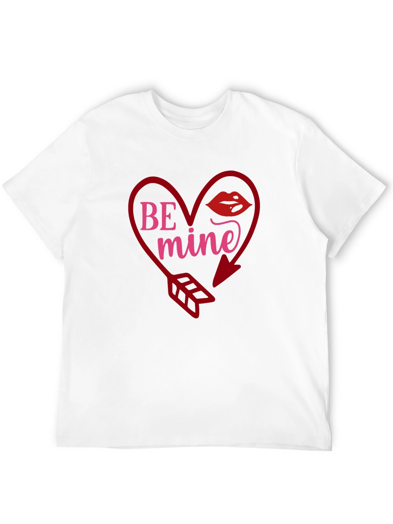 Be Mine Heart Valentines Day T-Shirt