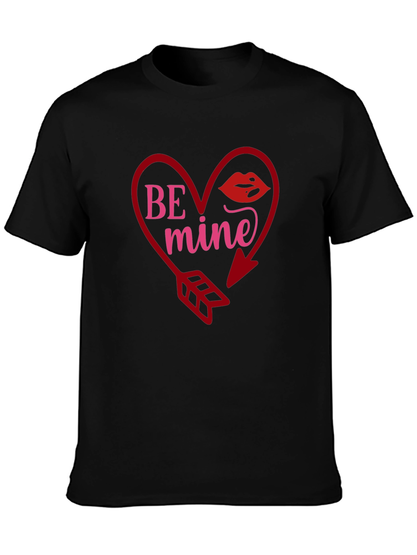 Be Mine Heart Valentines Day T-Shirt