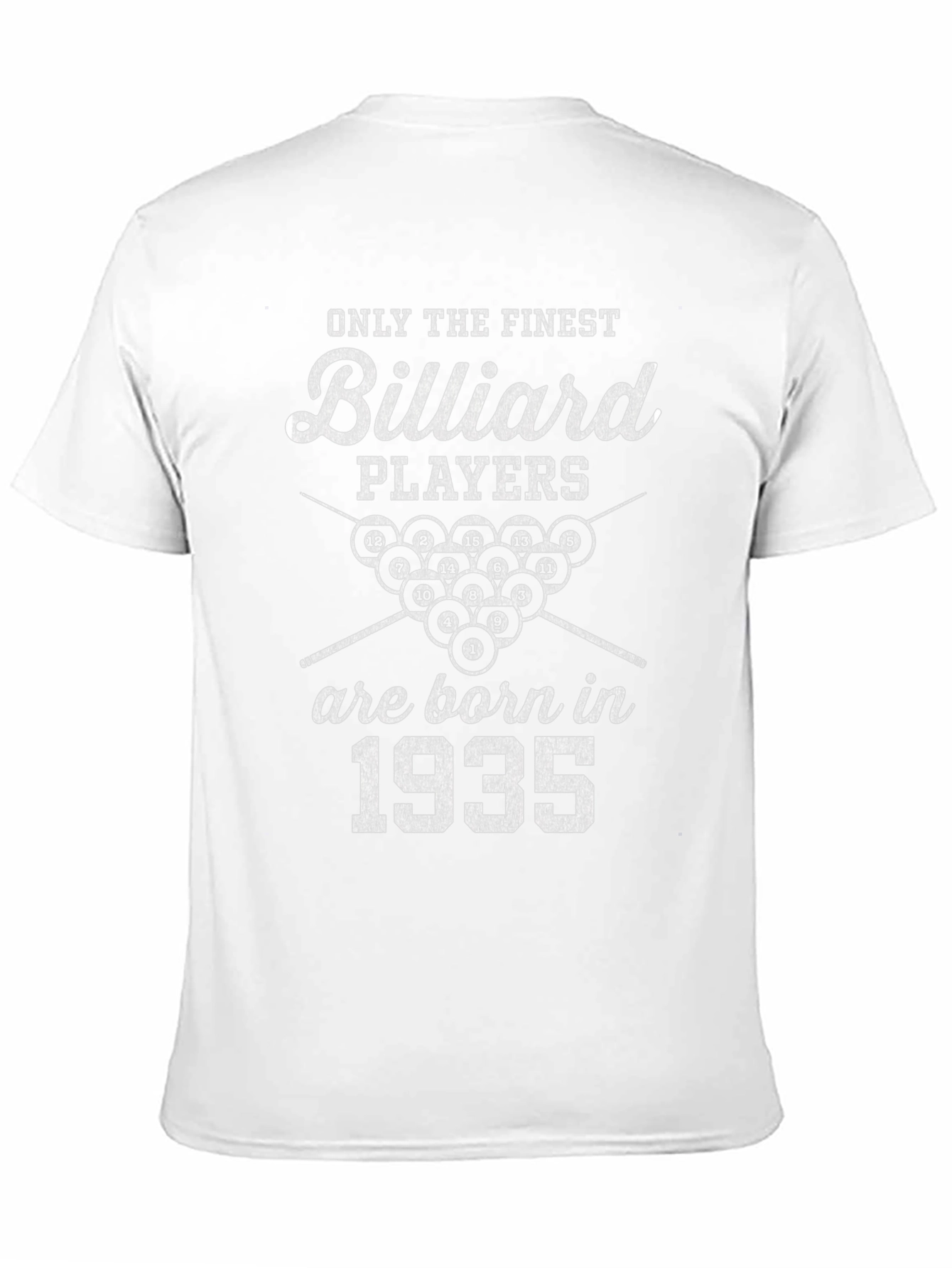 Billiard Players Born In 1935 T-Shirt