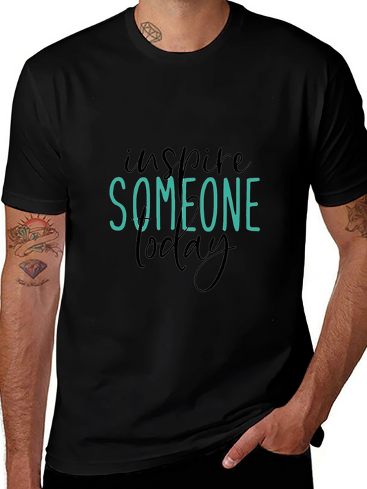 Inspire Someone Today Graphic Tee - Black
