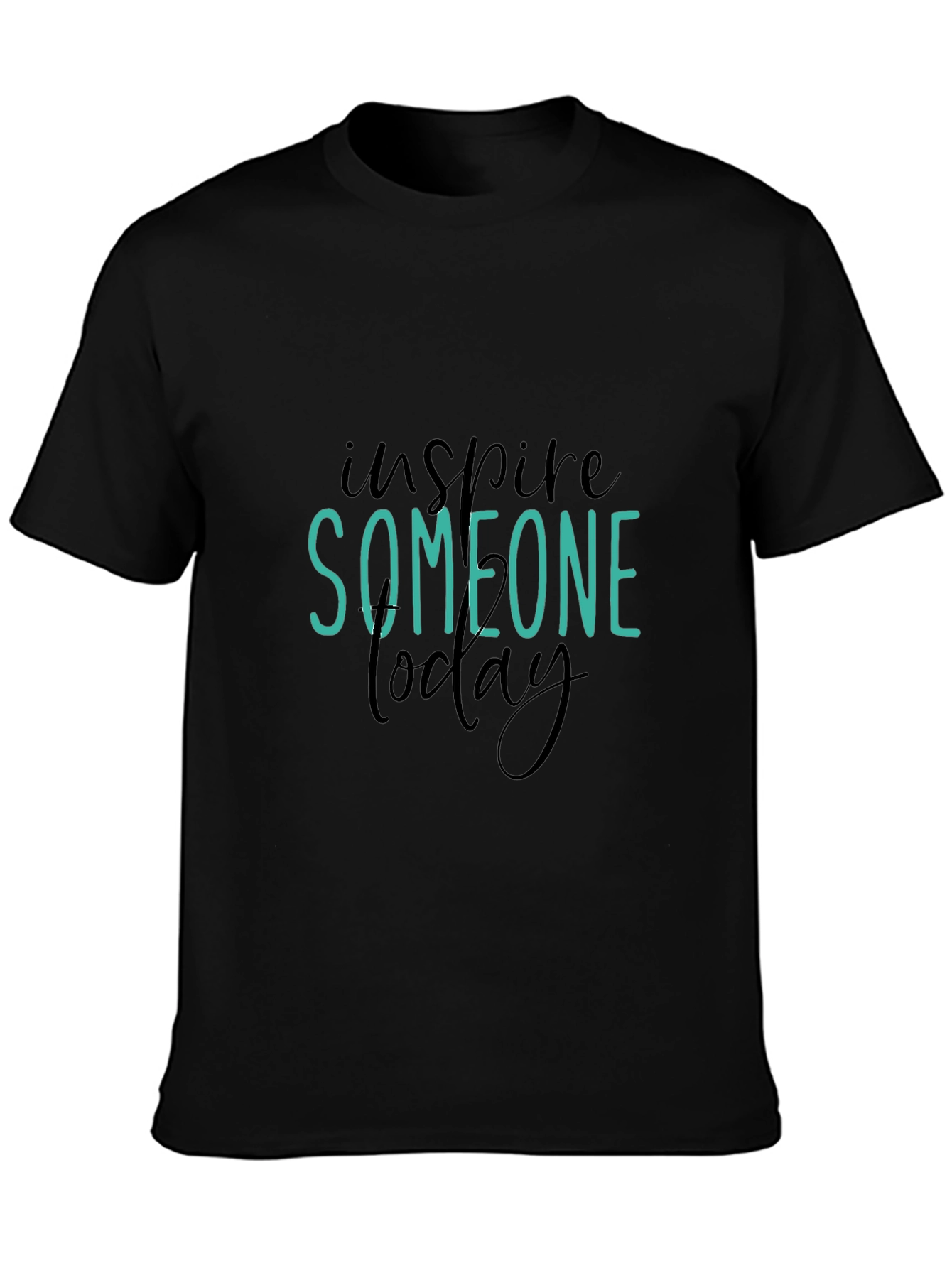 Inspire Someone Today Graphic Tee - Black
