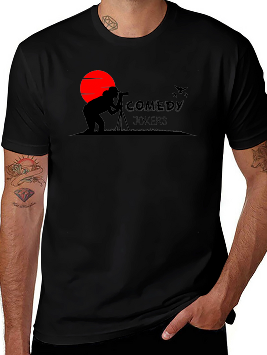 Comedy Jokers Graphic T-Shirt - Dark Humor Tee