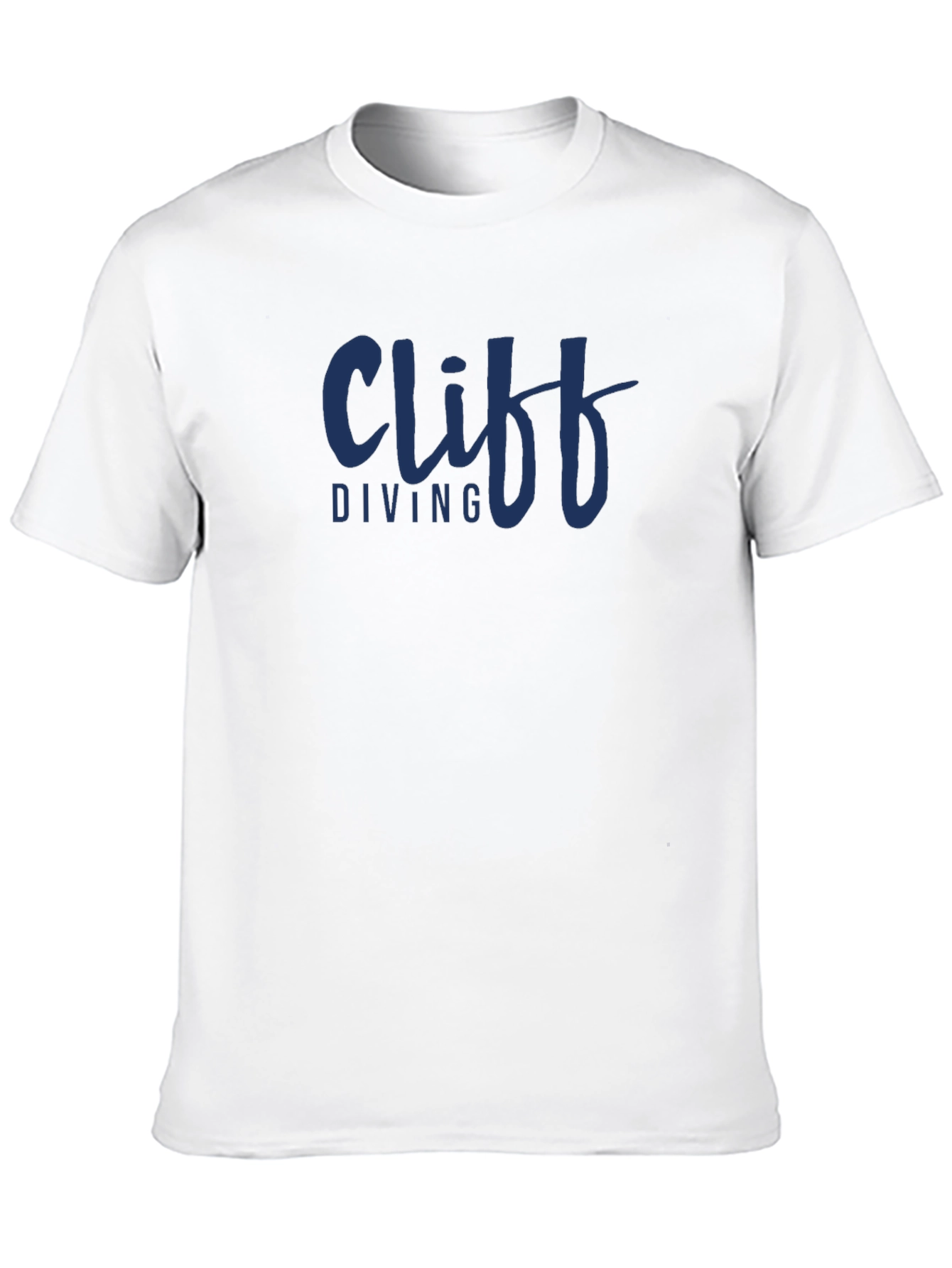Cliff Diving Graphic T-Shirt - Casual Tee