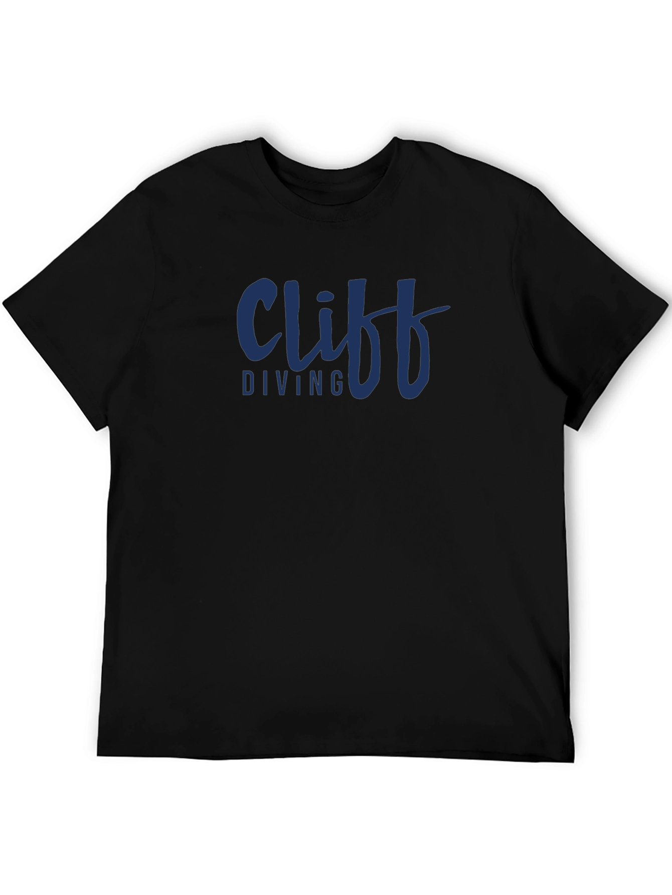Cliff Diving Graphic T-Shirt - Casual Tee