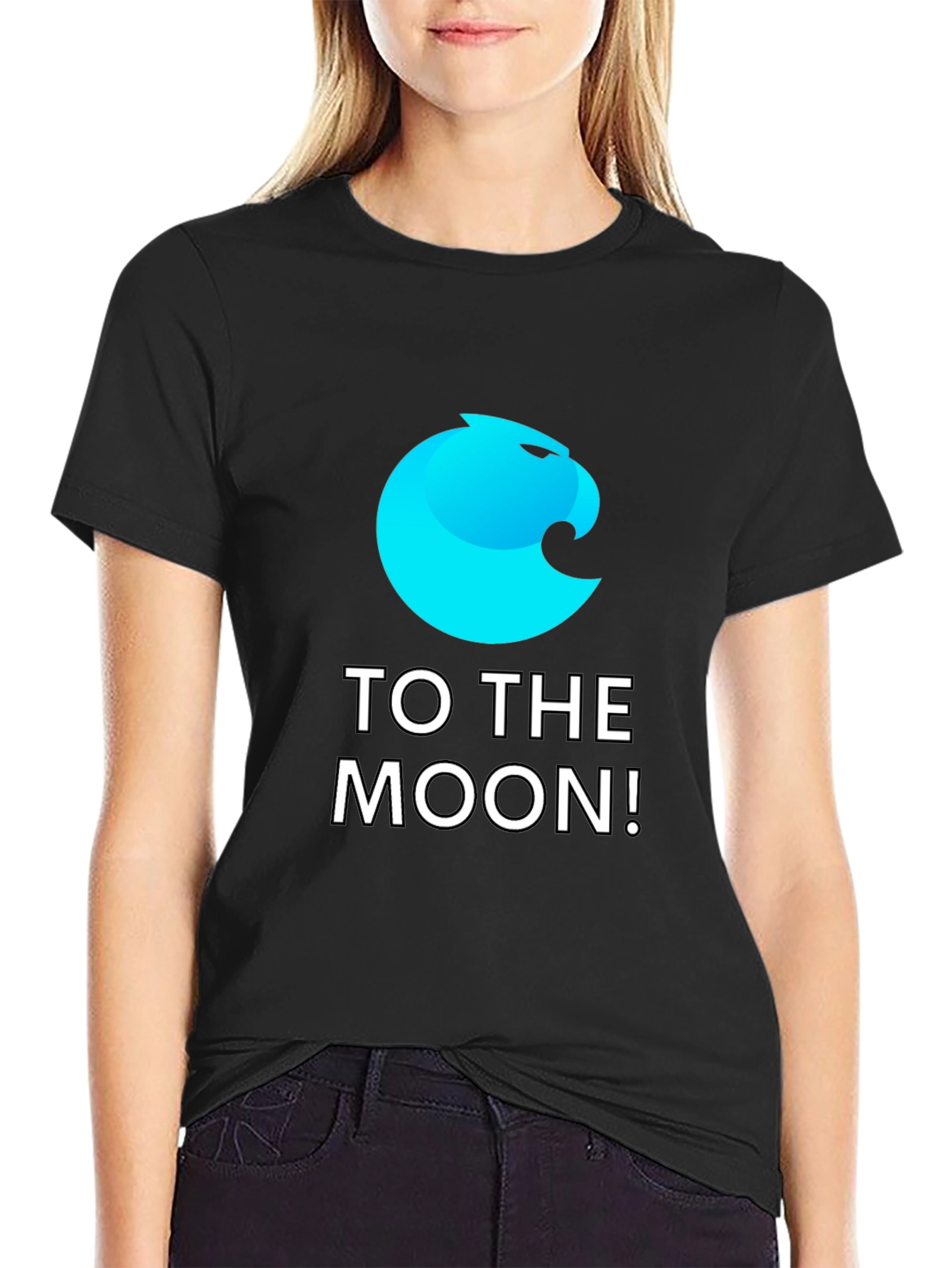 To The Moon! Crypto T-Shirt - Black