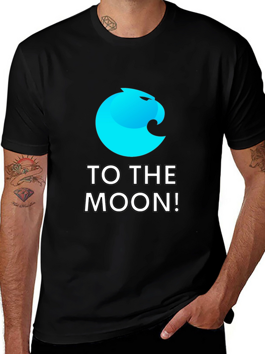 To The Moon! Crypto T-Shirt - Black