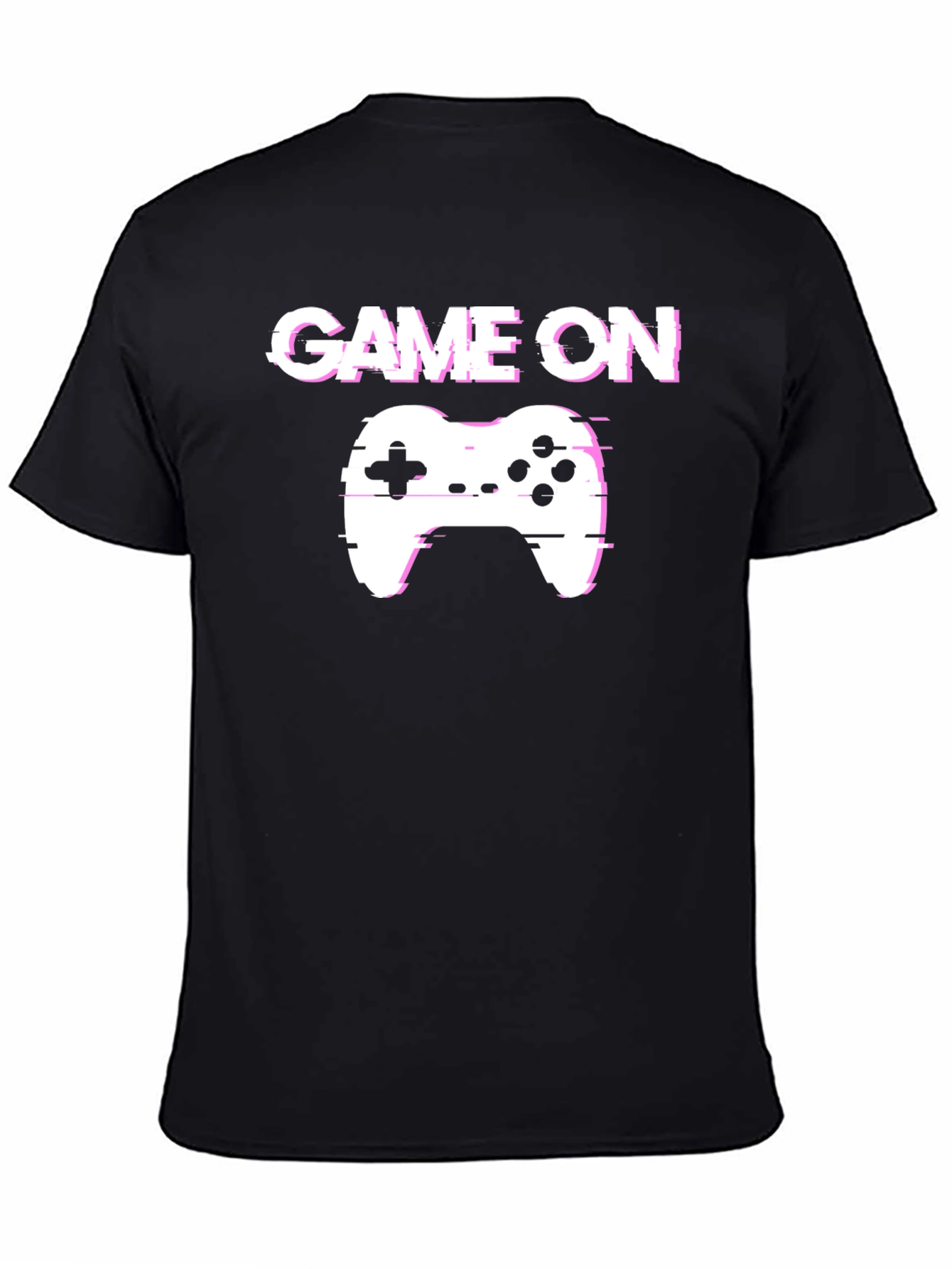 Game On Controller T-Shirt - Black