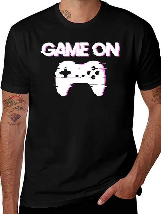 Game On Controller T-Shirt - Black