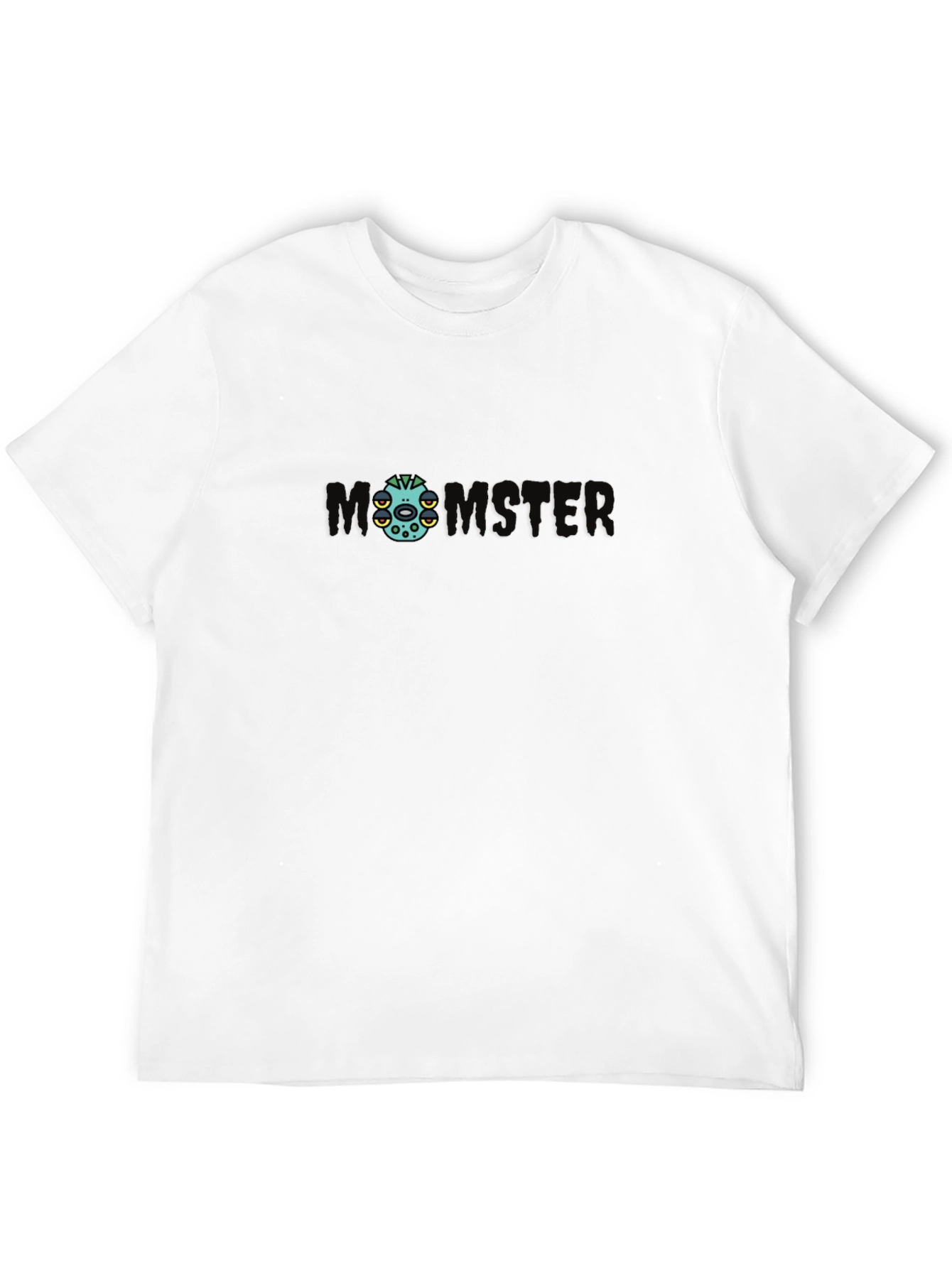 Monmster Graphic Tee - Black Cotton Blend