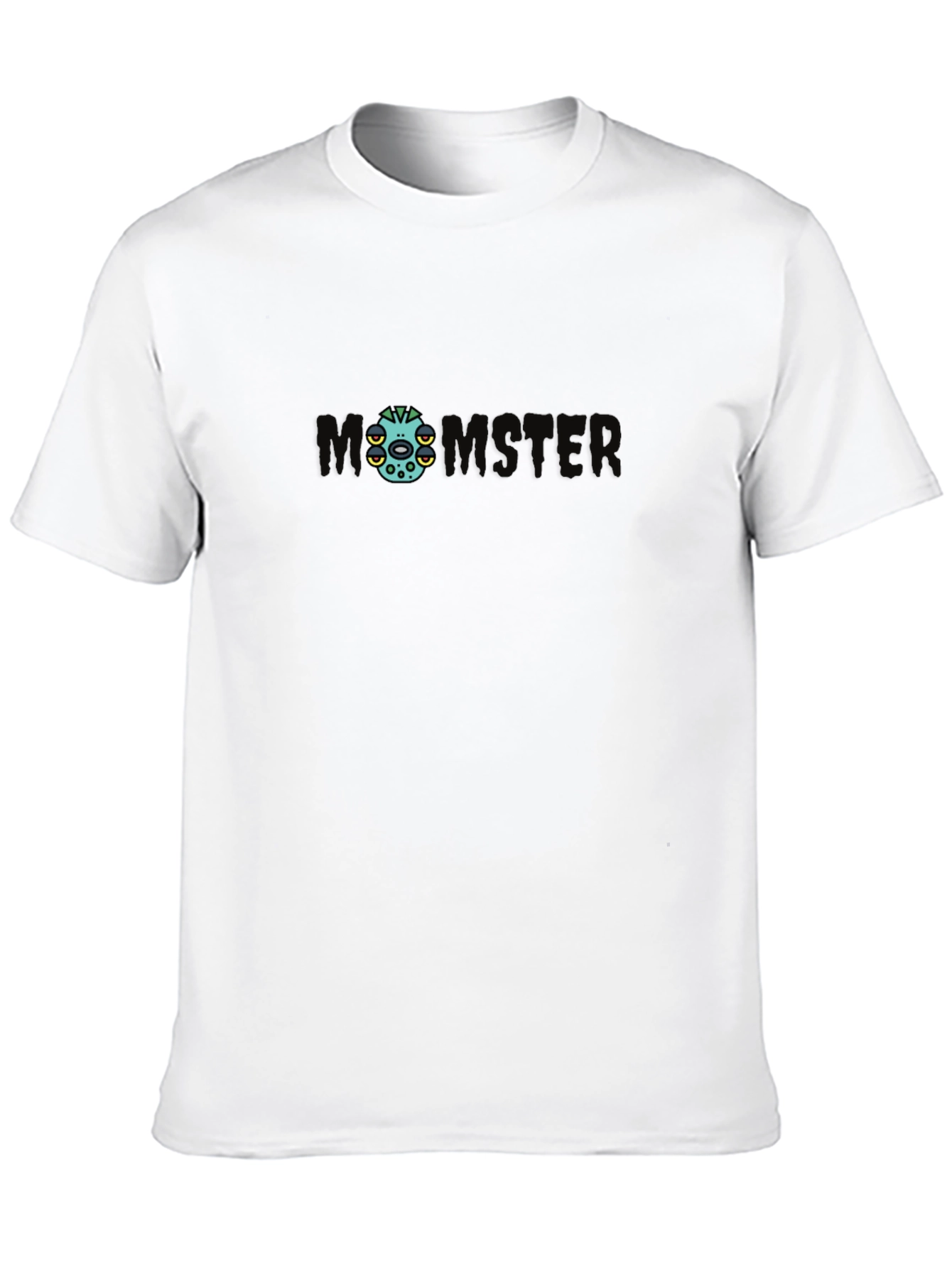 Monmster Graphic Tee - Black Cotton Blend