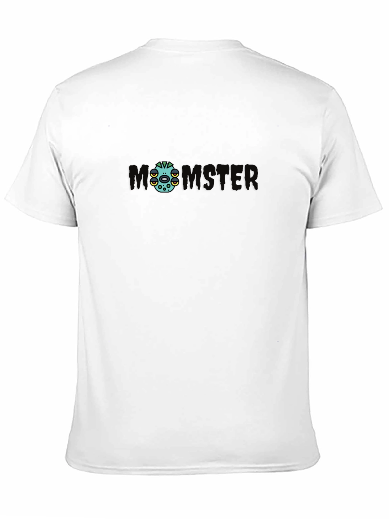 Monmster Graphic Tee - Black Cotton Blend