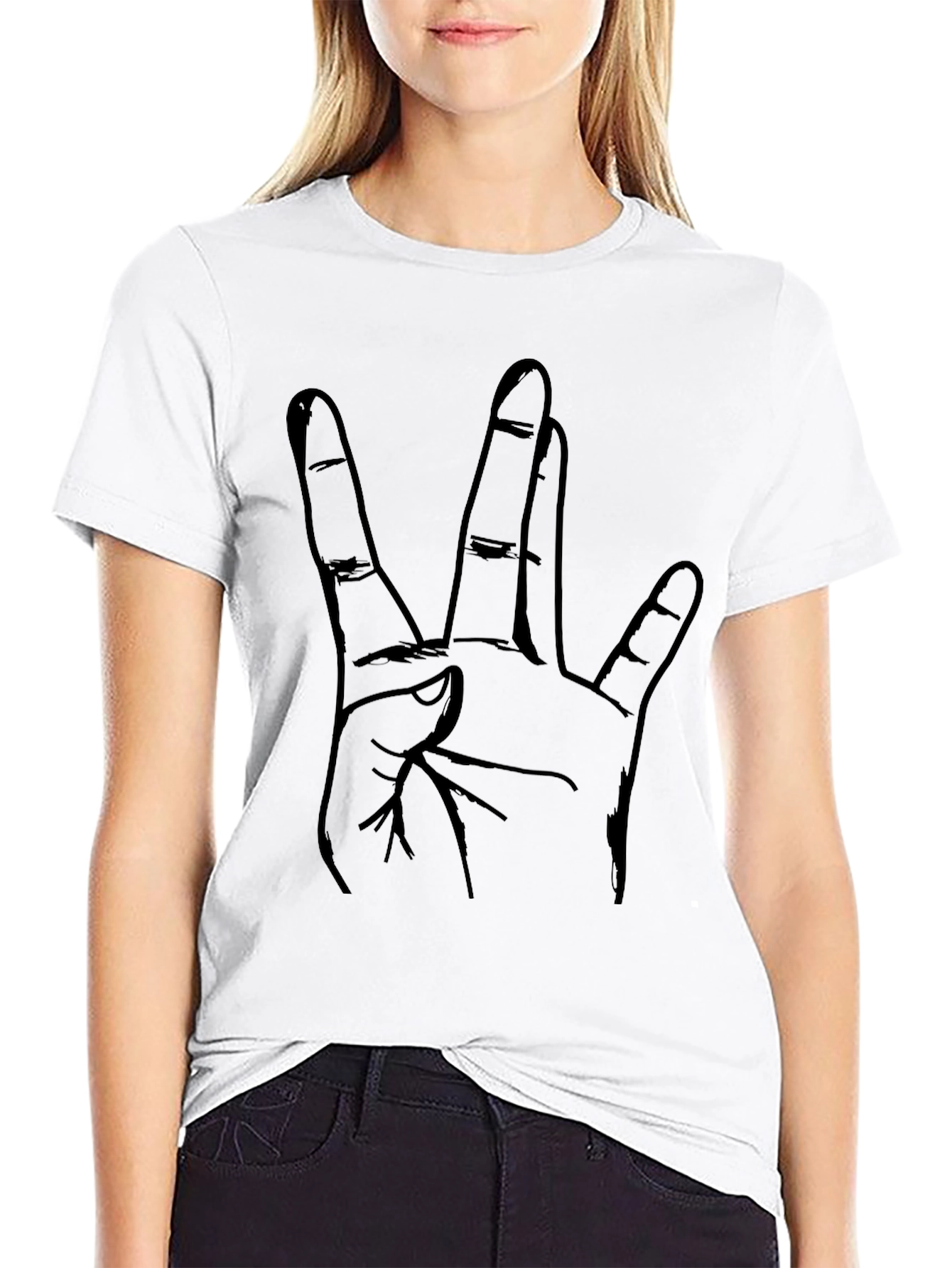 Live Long & Prosper T-Shirt Star Trek Gesture Tee