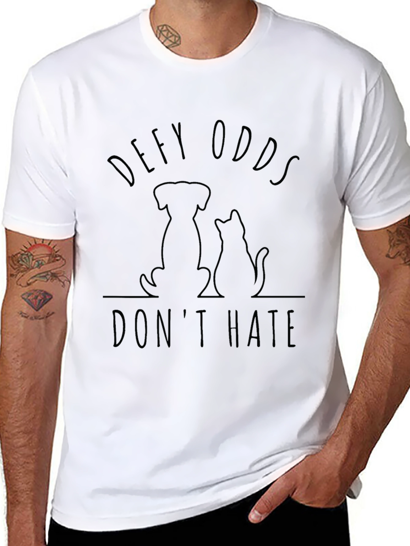 Defy Odds Dont Hate T-Shirt