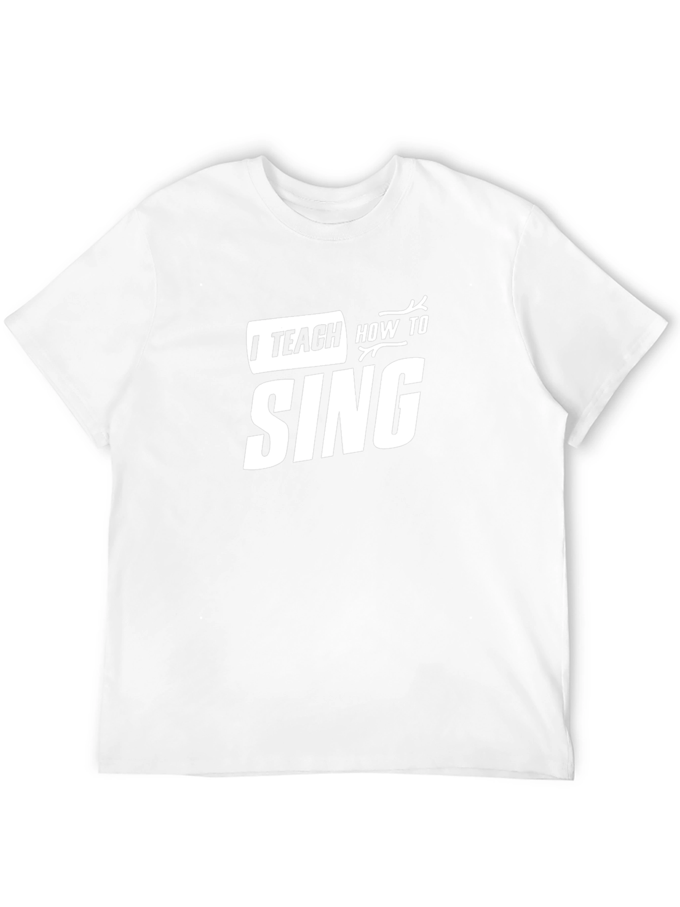 I Teach How to Sing Black T-Shirt