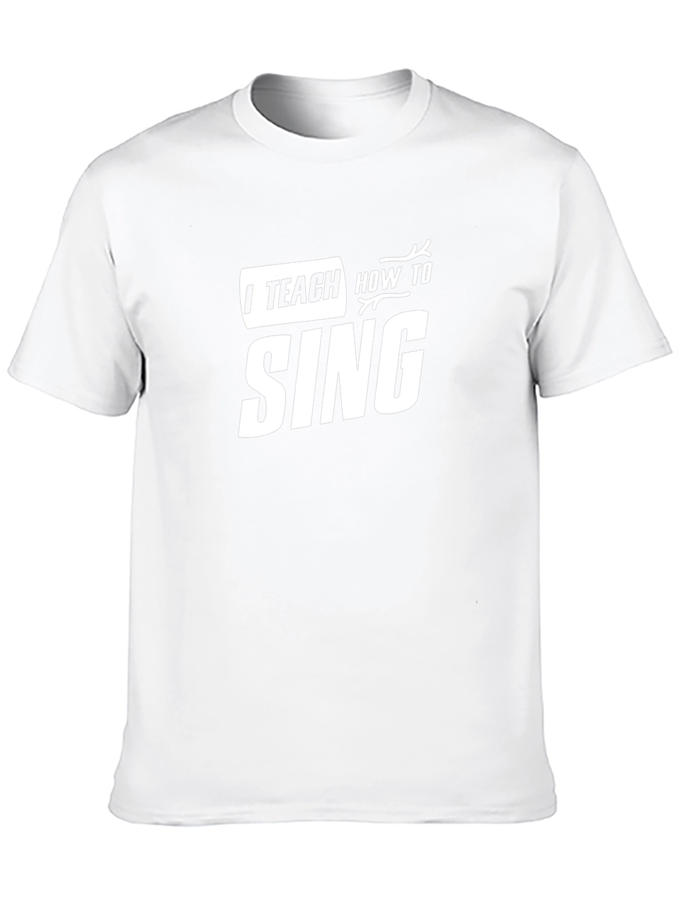 I Teach How to Sing Black T-Shirt