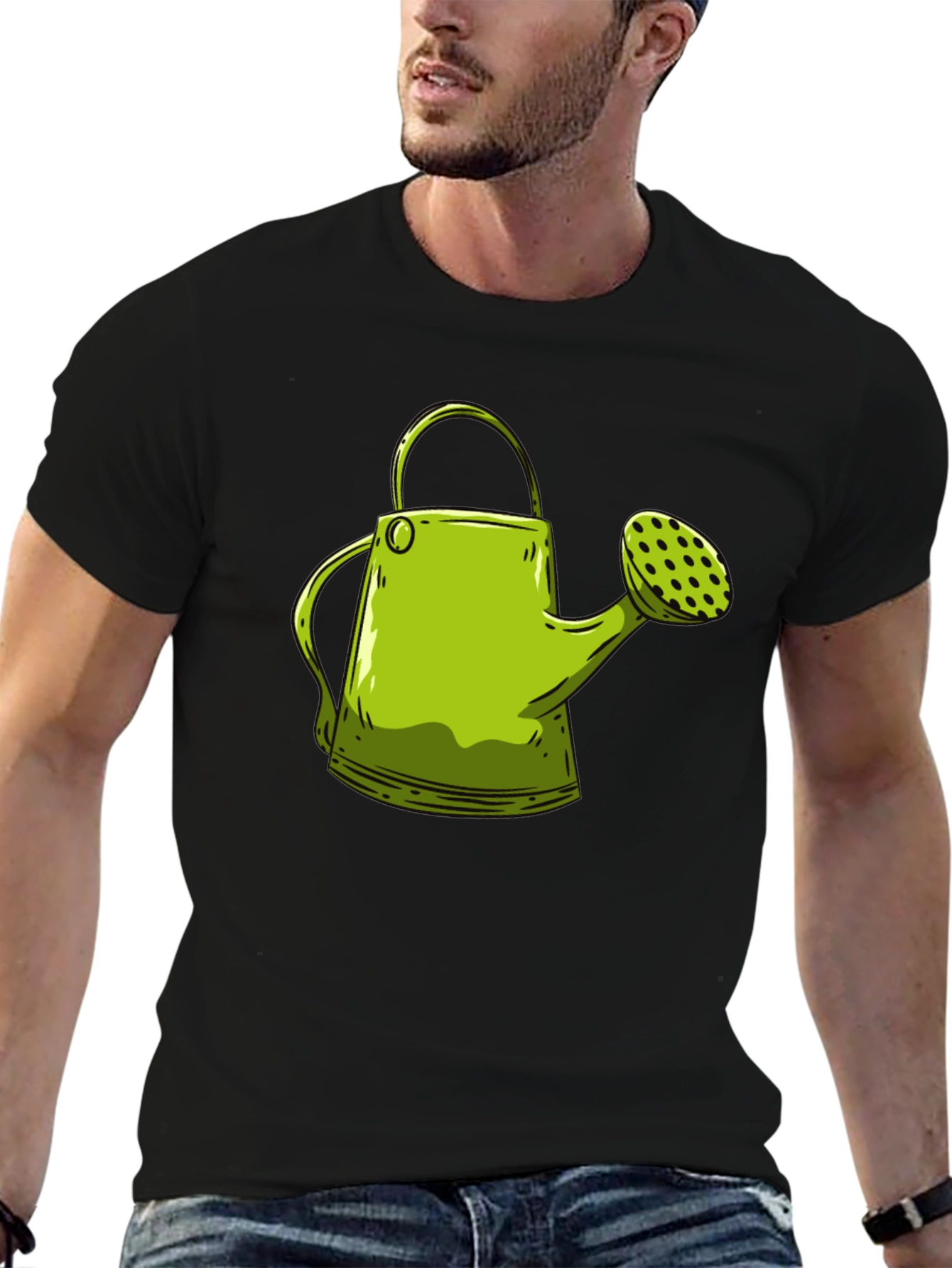 Watering Can T-Shirt - Garden Humor Tee