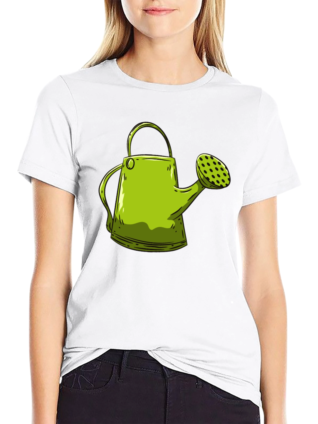 Watering Can T-Shirt - Garden Humor Tee