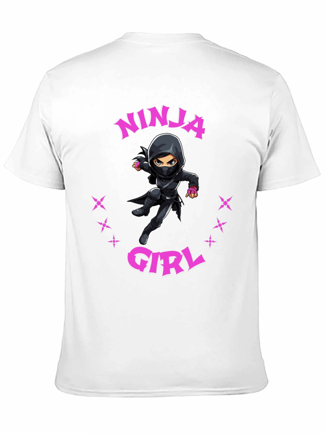Ninja Girl T-Shirt - Black Graphic Tee