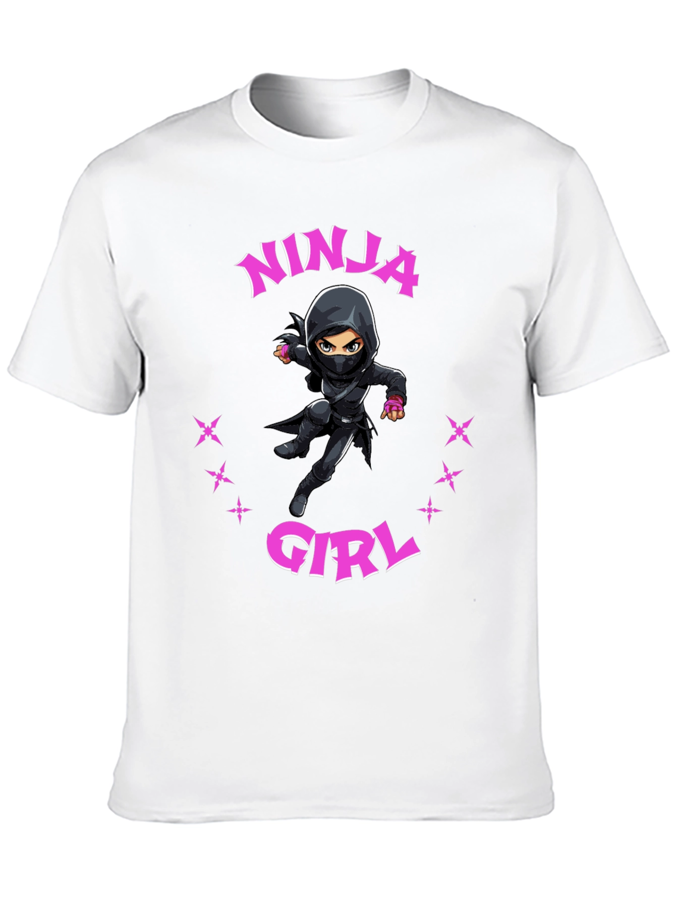Ninja Girl T-Shirt - Black Graphic Tee