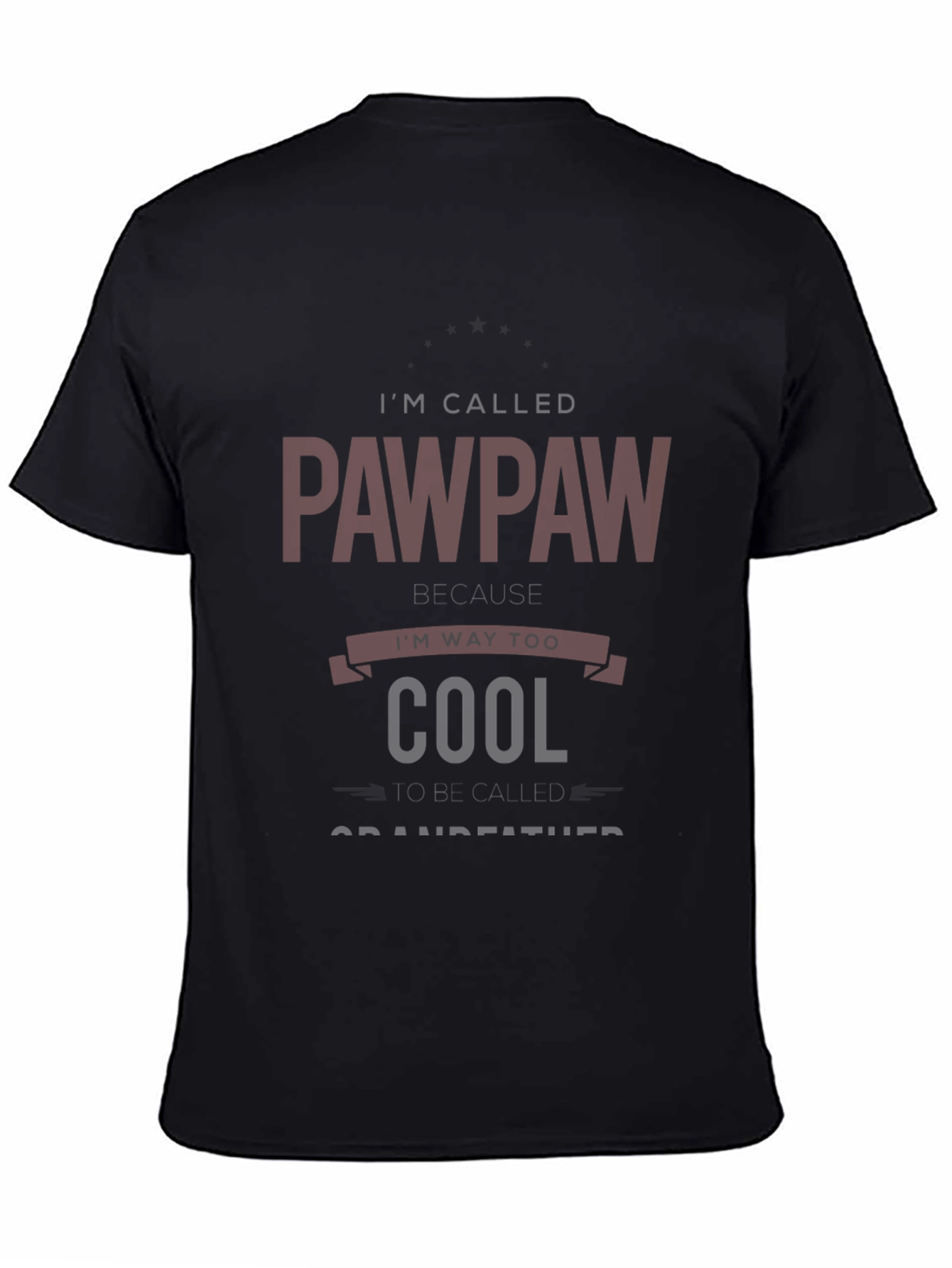 Pawpaw Cool Grandfather Humor Tee