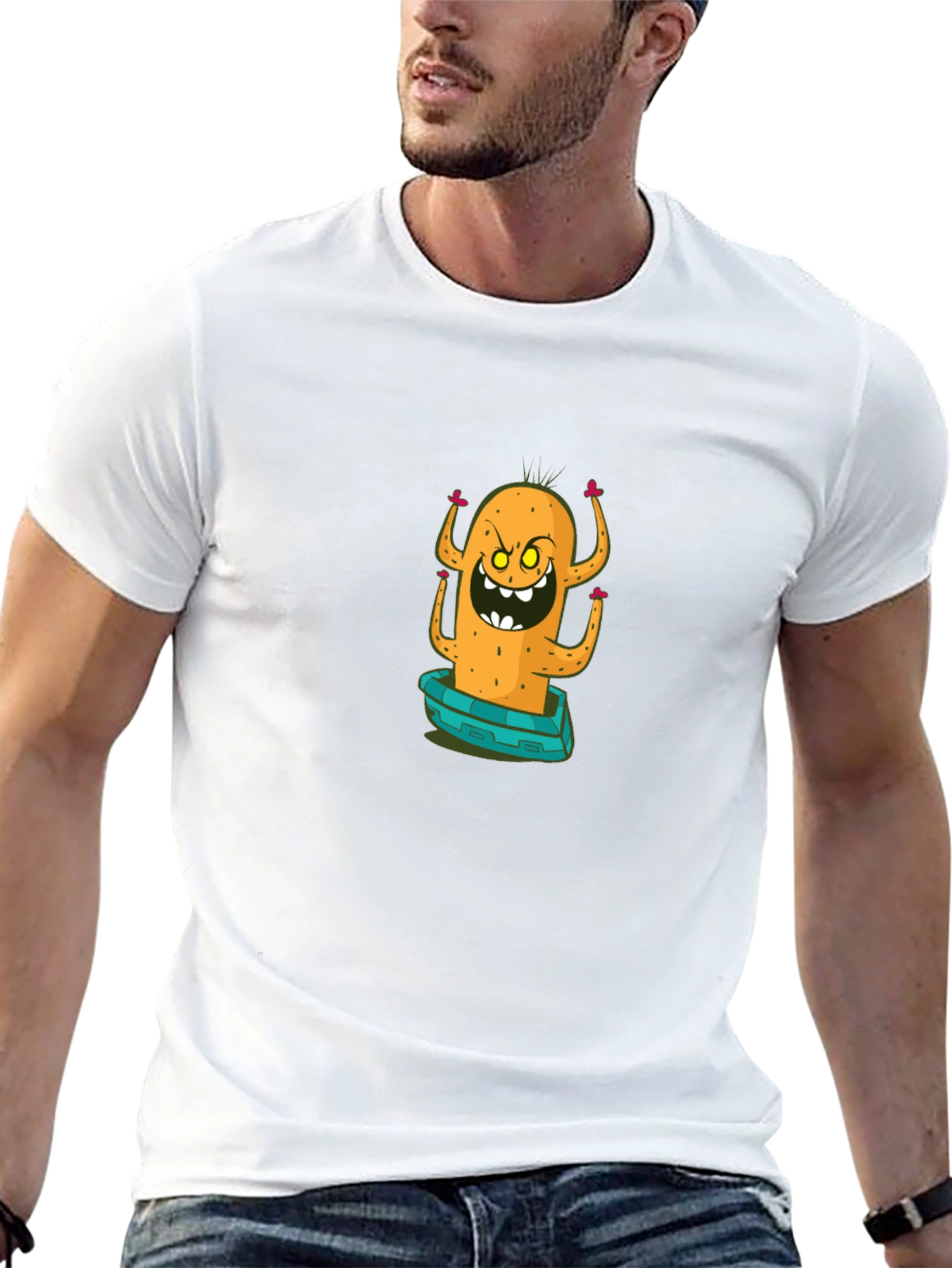 Crazy Monster Graphic Tee - Funky & Unique Design