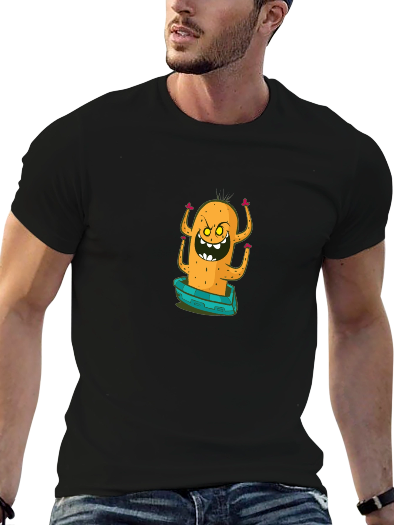 Crazy Monster Graphic Tee - Funky & Unique Design