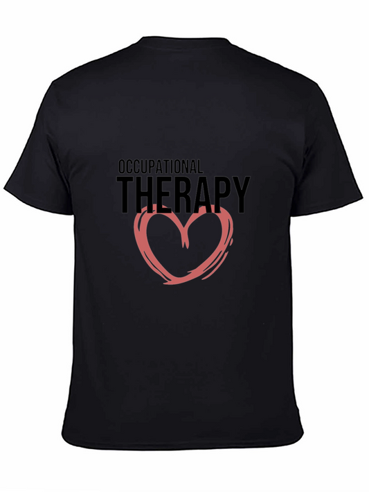 Occupational Therapy Heart T-Shirt - Black