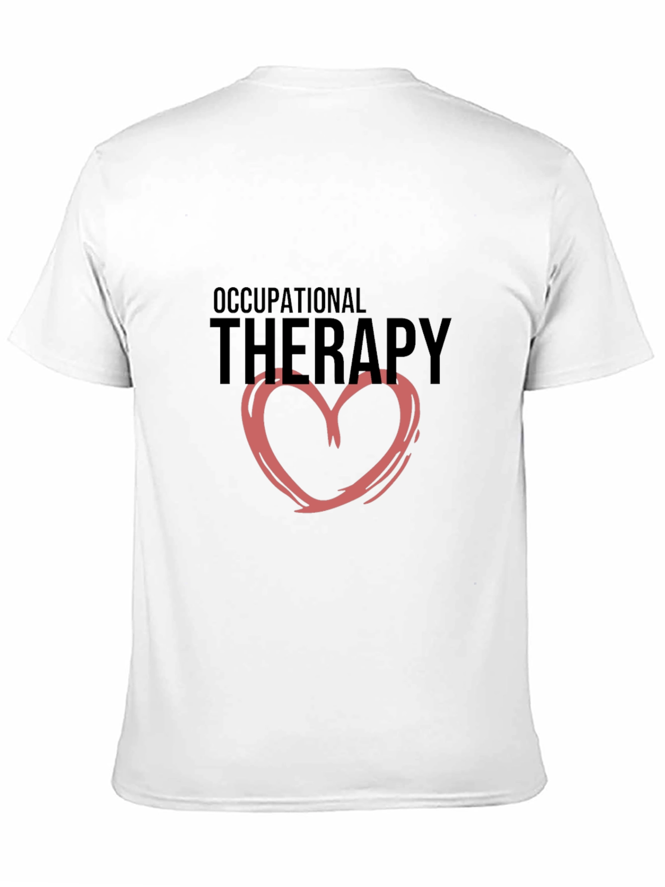 Occupational Therapy Heart T-Shirt - Black