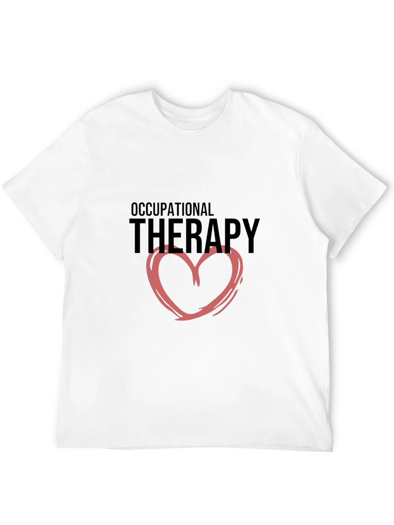 Occupational Therapy Heart T-Shirt - Black