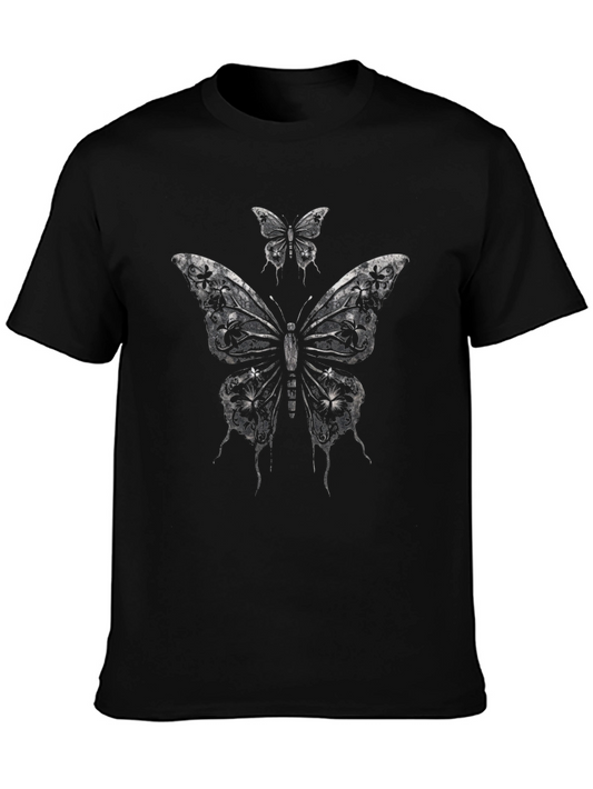 Butterfly Graphic Tee - Black
