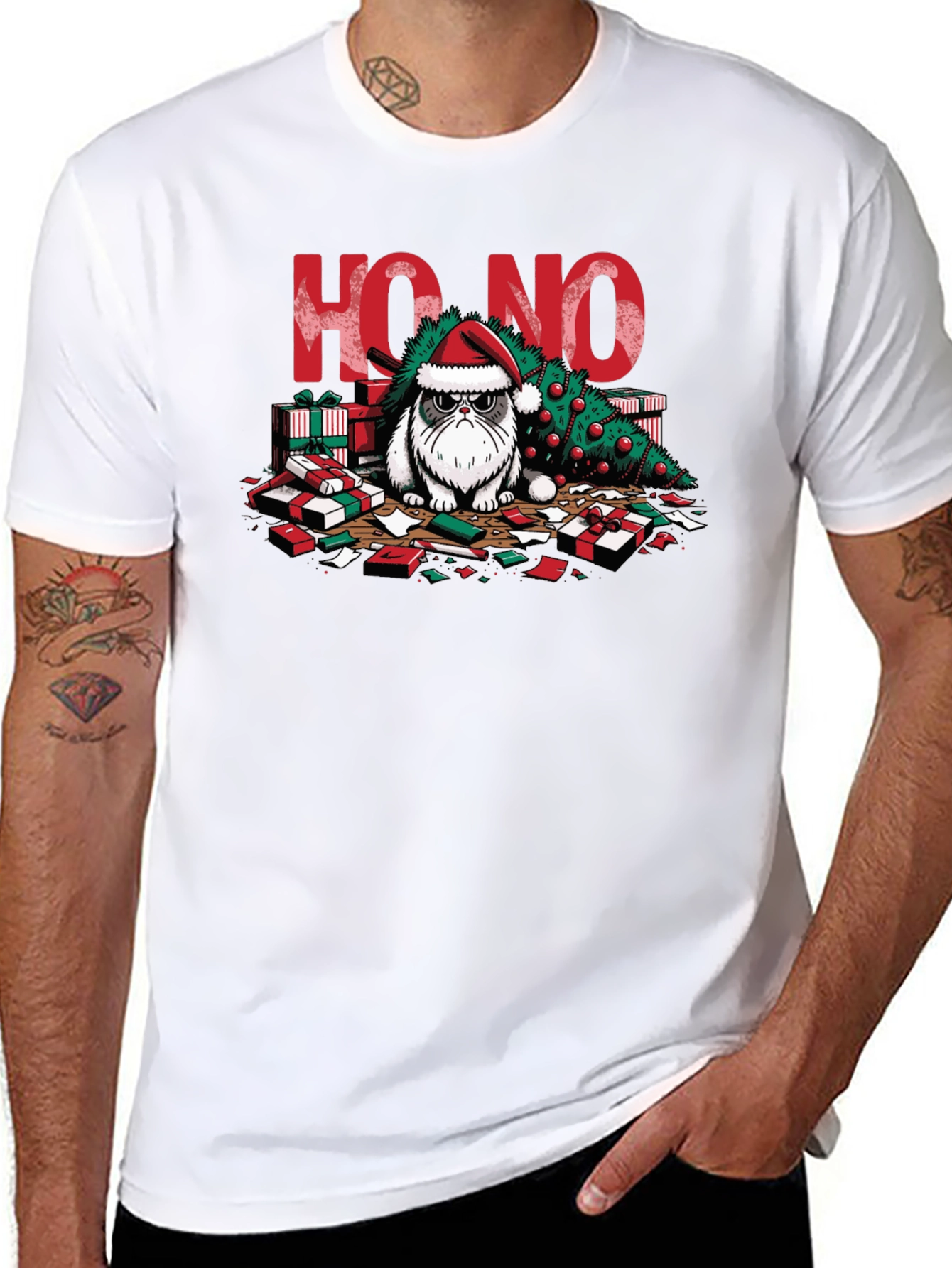 Grumpy Cat Ho No Christmas T-Shirt