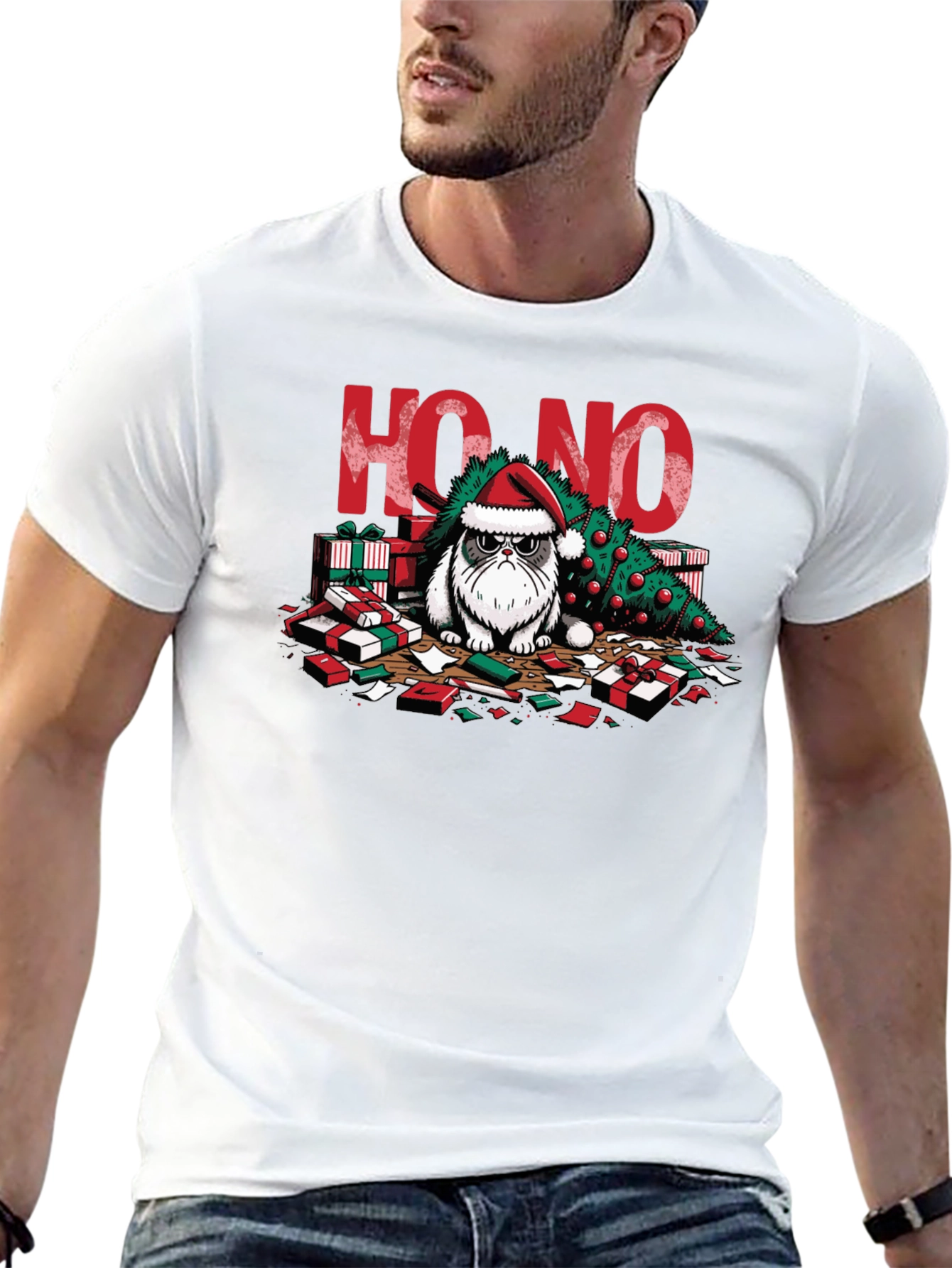 Grumpy Cat Ho No Christmas T-Shirt