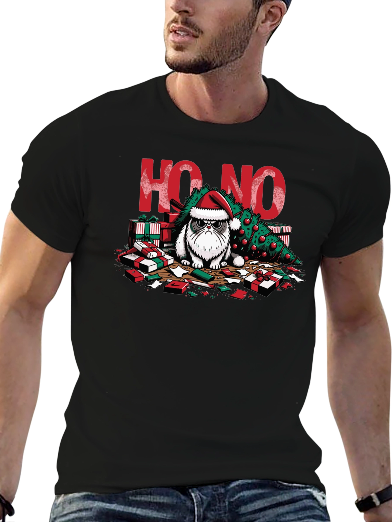 Grumpy Cat Ho No Christmas T-Shirt