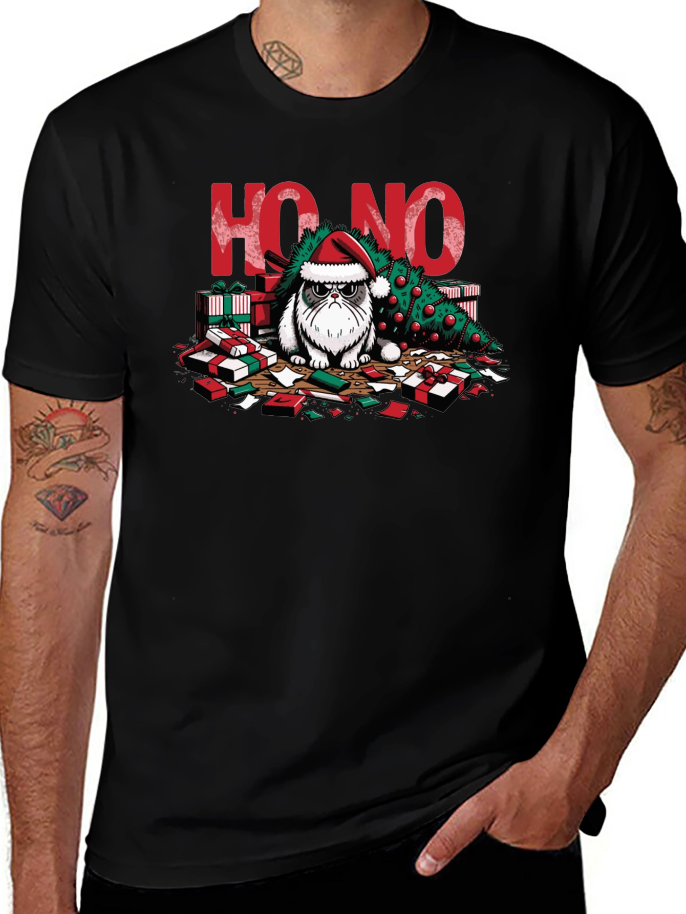 Grumpy Cat Ho No Christmas T-Shirt