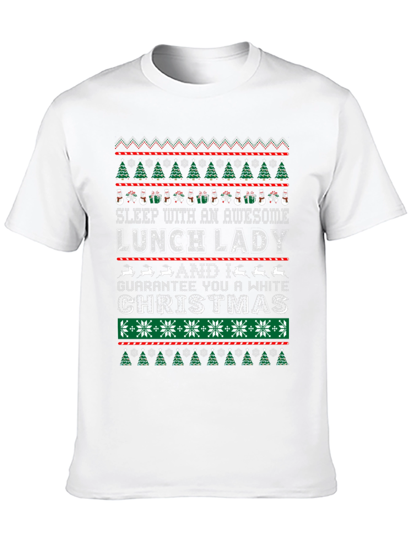 Awesome Lunch Lady Christmas T-Shirt
