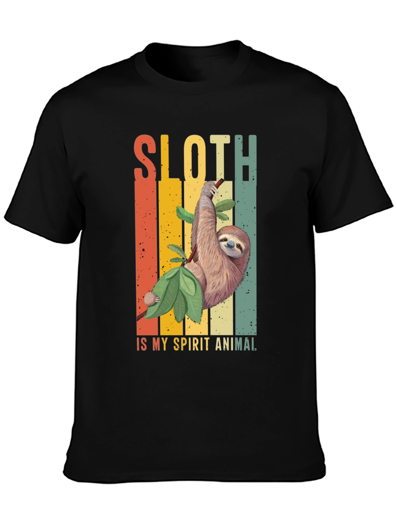 Sloth Spirit Animal Graphic T-Shirt