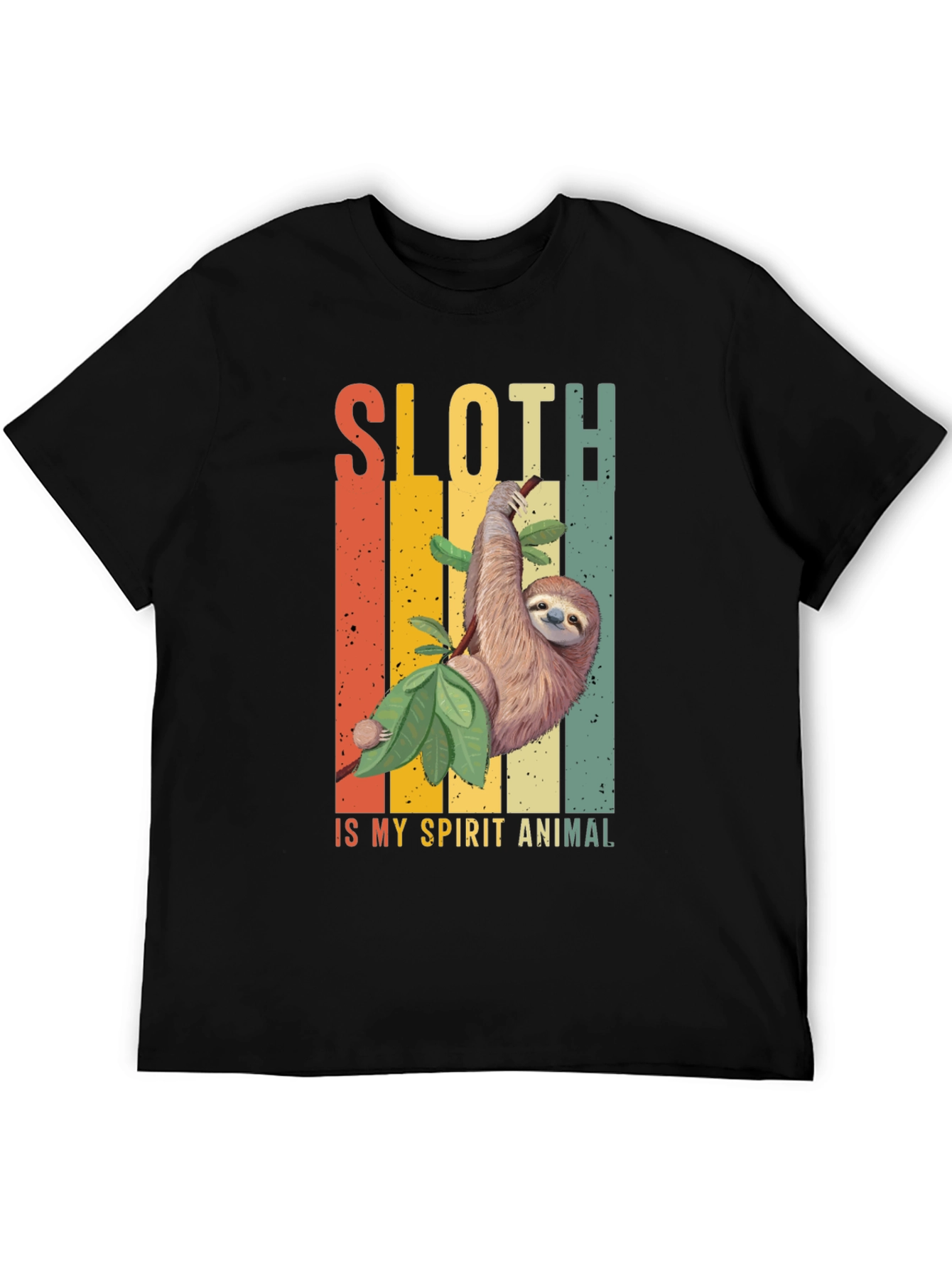 Sloth Spirit Animal Graphic T-Shirt