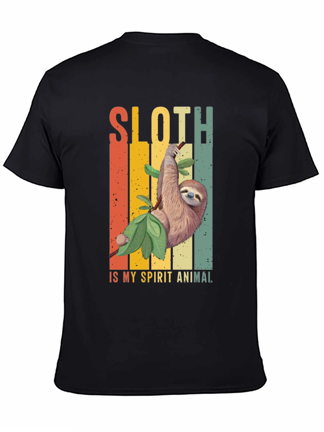 Sloth Spirit Animal Graphic T-Shirt