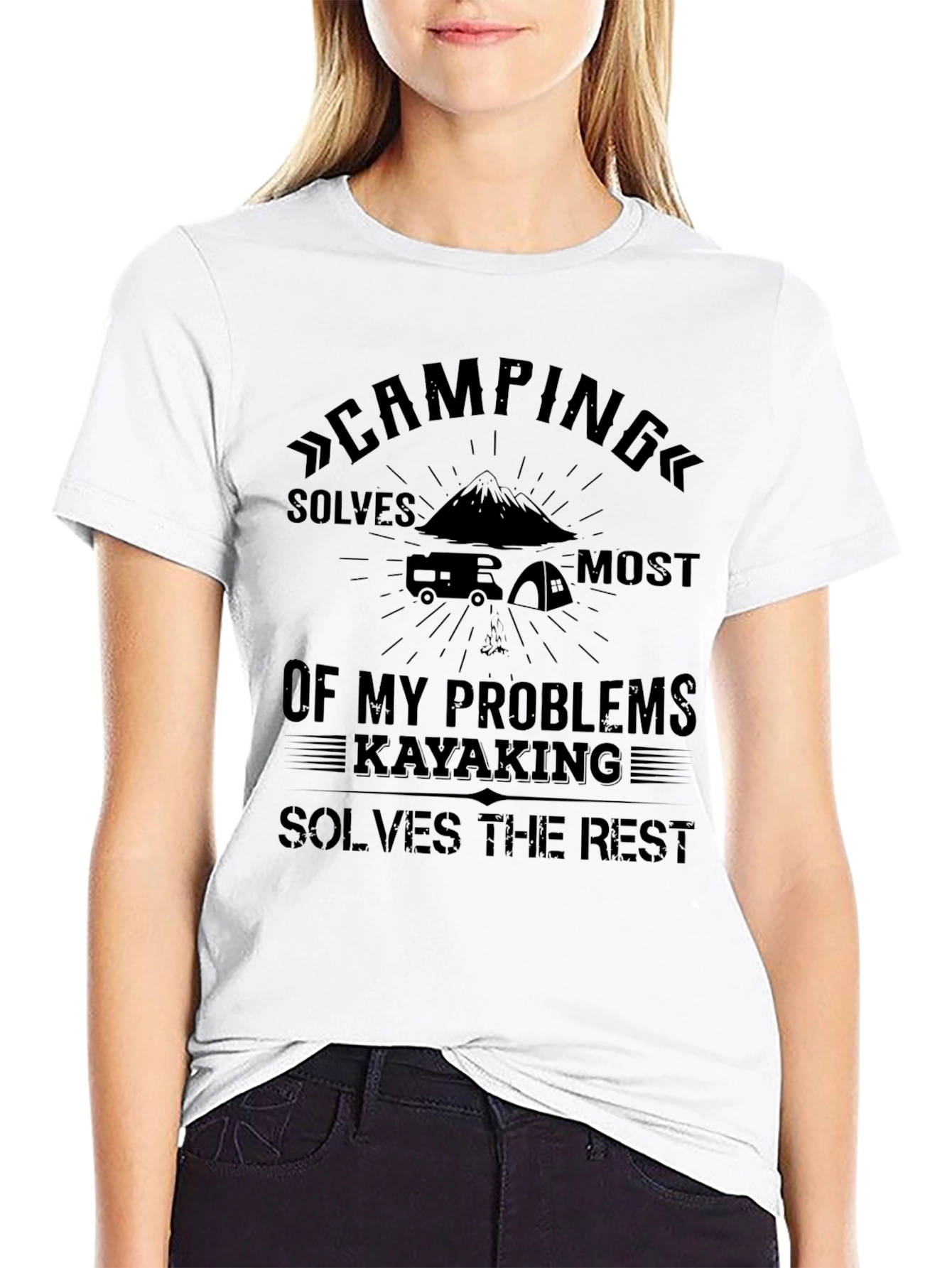 Camping and Kayaking T-Shirt