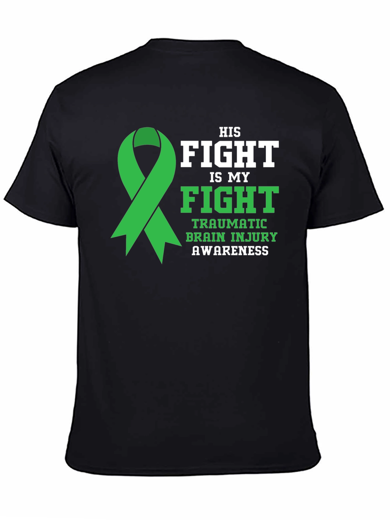 TBI Awareness T-Shirt - His Fight Is My Fight