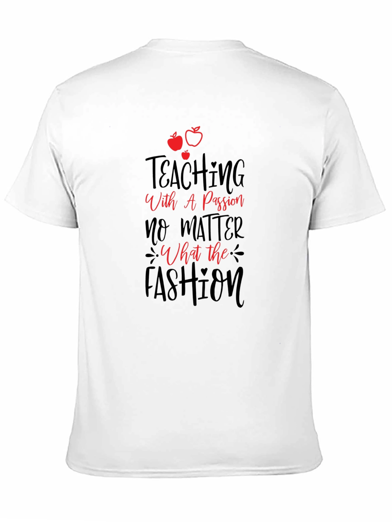 Teaching with Passion Black Graphic Tee
