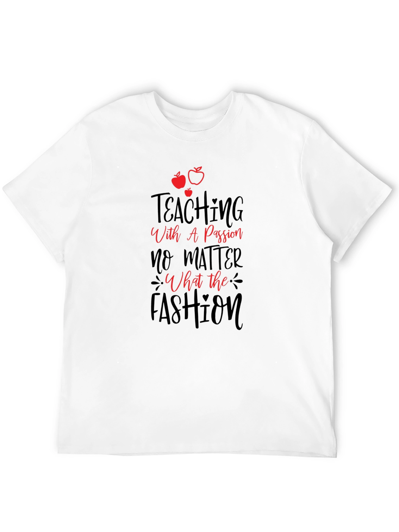 Teaching with Passion Black Graphic Tee