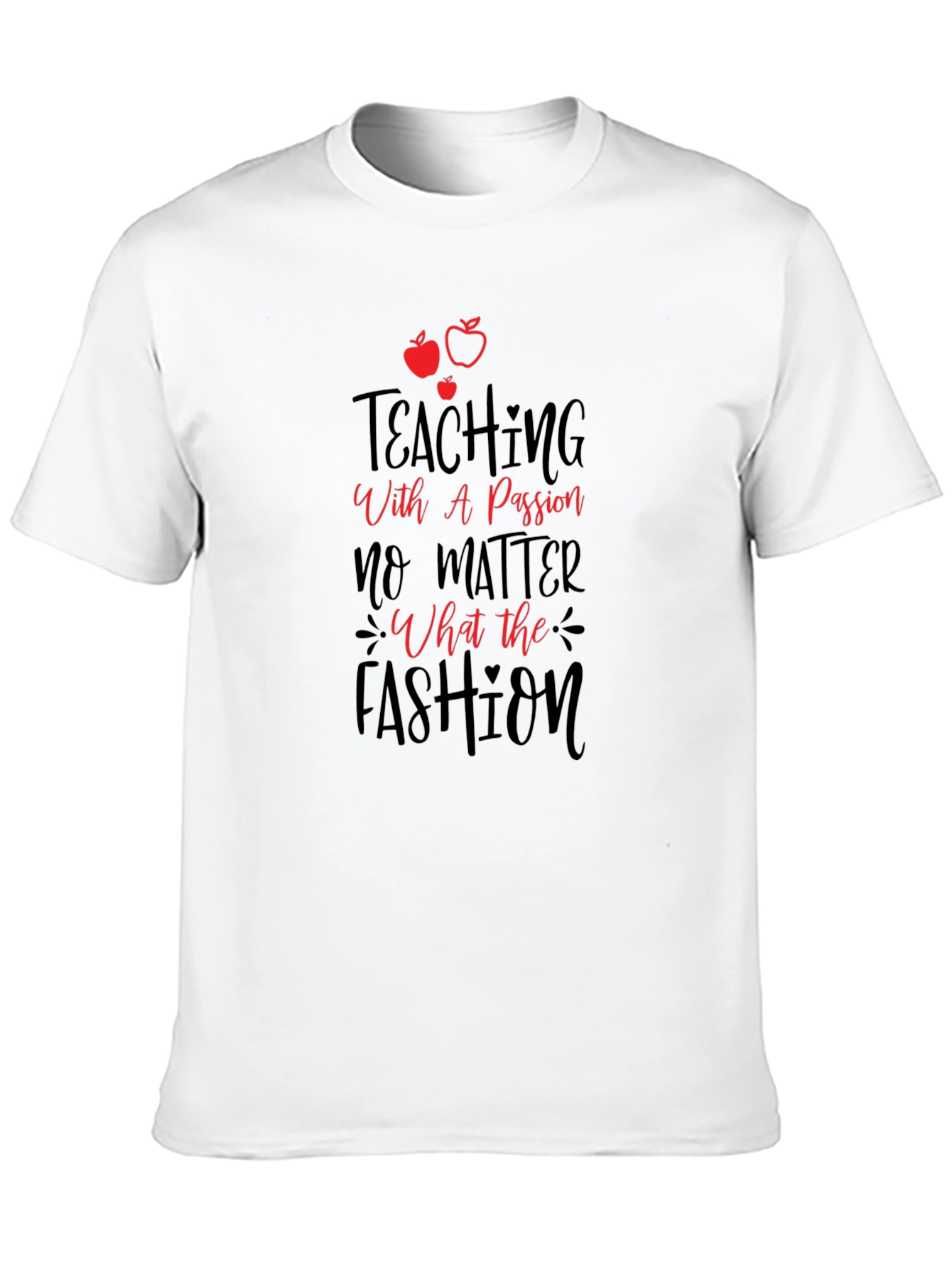 Teaching with Passion Black Graphic Tee